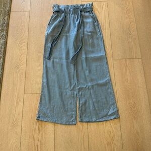Thread & Supply Light Denim Style Wide Leg Trousers - Small